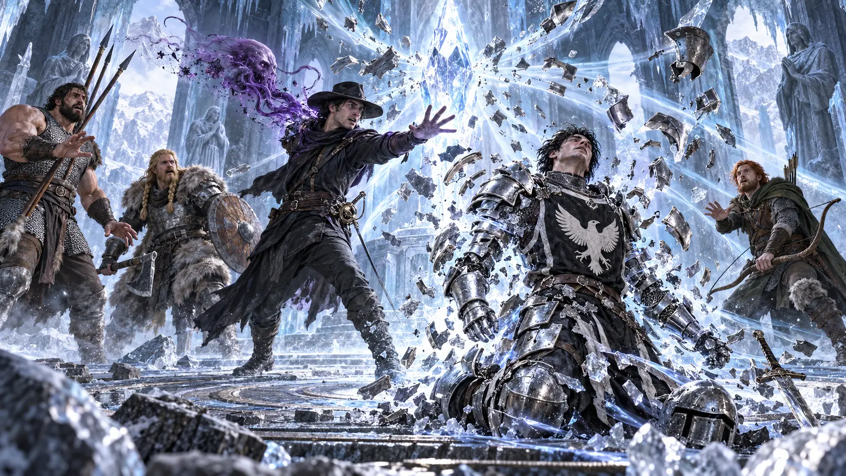 Asuran expends the Mind Flayer’s second chance as the divine explosion reverses around the mortally wounded Karl