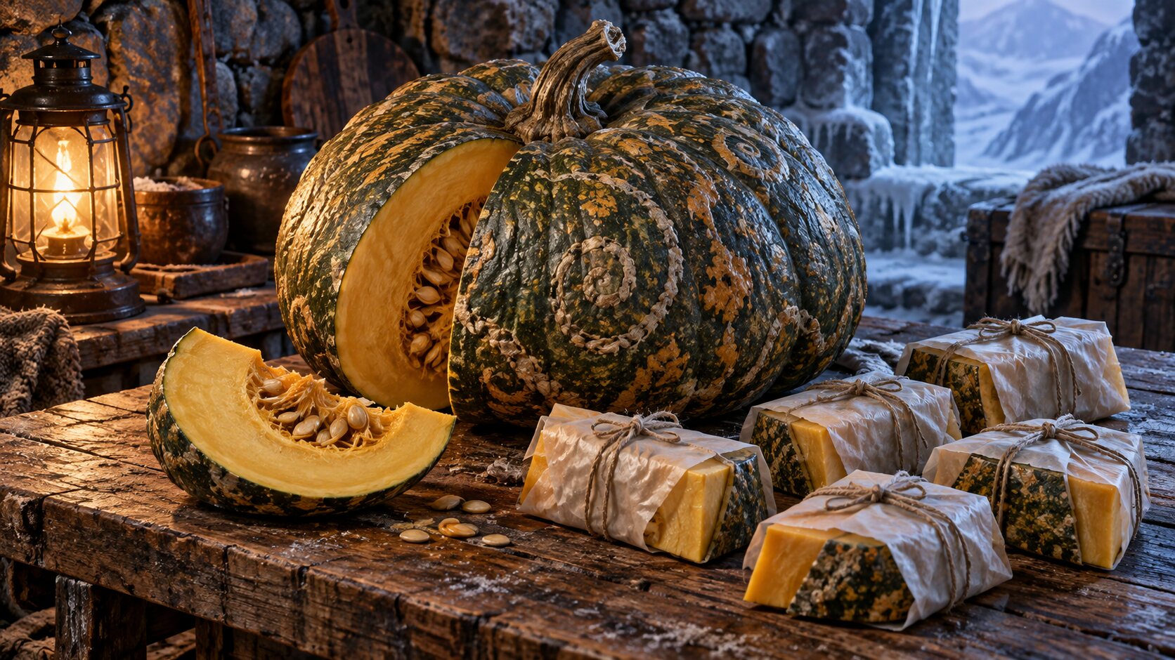 A giant weightlessness squash prepared for travel